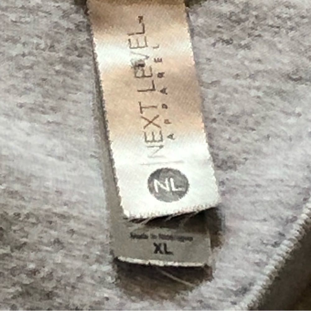 NY Yankees Grey Blue Long Sleeve Thumbs Down Crewneck Tee Shirt Size XL - Picture 5 of 8